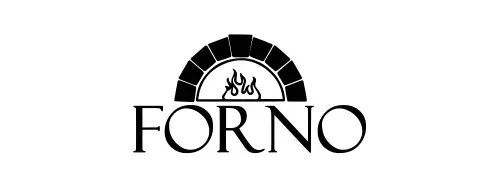 Forno logo featuring an arched design with flames, representing high-quality appliance services for efficient laundry repairs.