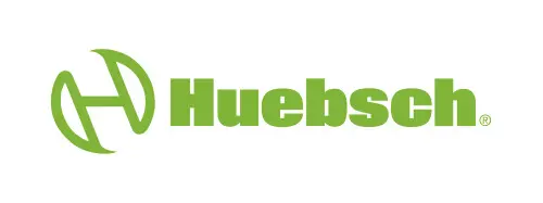 Huebsch logo in green, representing a trusted brand in laundry appliance repairs, relevant to Appliance Expert's services.