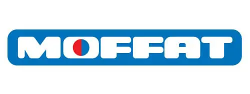 Moffat logo, representing a brand associated with reliable laundry appliance repairs and services.