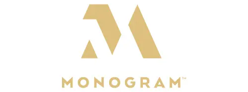 Monogram logo featuring a stylized letter "M" in gold, representing high-end appliance brand associated with reliable repairs and maintenance services.