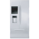 Refrigerator with water and ice dispenser, representing professional appliance repair services in Brampton.