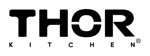 Thor Kitchen logo representing a brand known for high-quality kitchen appliances, relevant to Appliance Expert's repair services for various appliance brands.