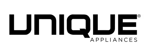 Unique Appliances logo, representing a brand serviced by Appliance Expert, emphasizing reliable laundry appliance repairs and maintenance.