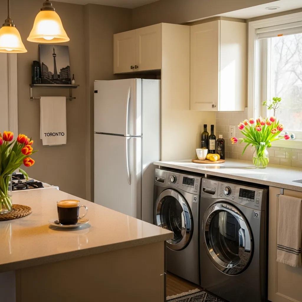 Cozy Toronto kitchen with well-maintained appliances emphasizing the importance of appliance care