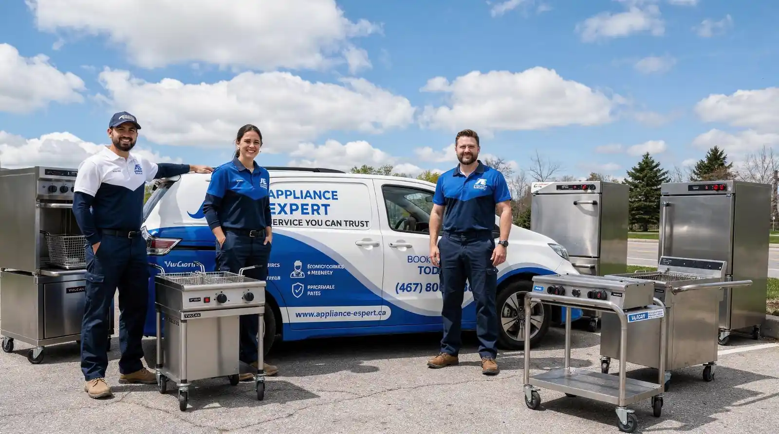 Vulcan commercial kitchen equipment repair covers the full range of ranges, ovens, fryers, and related