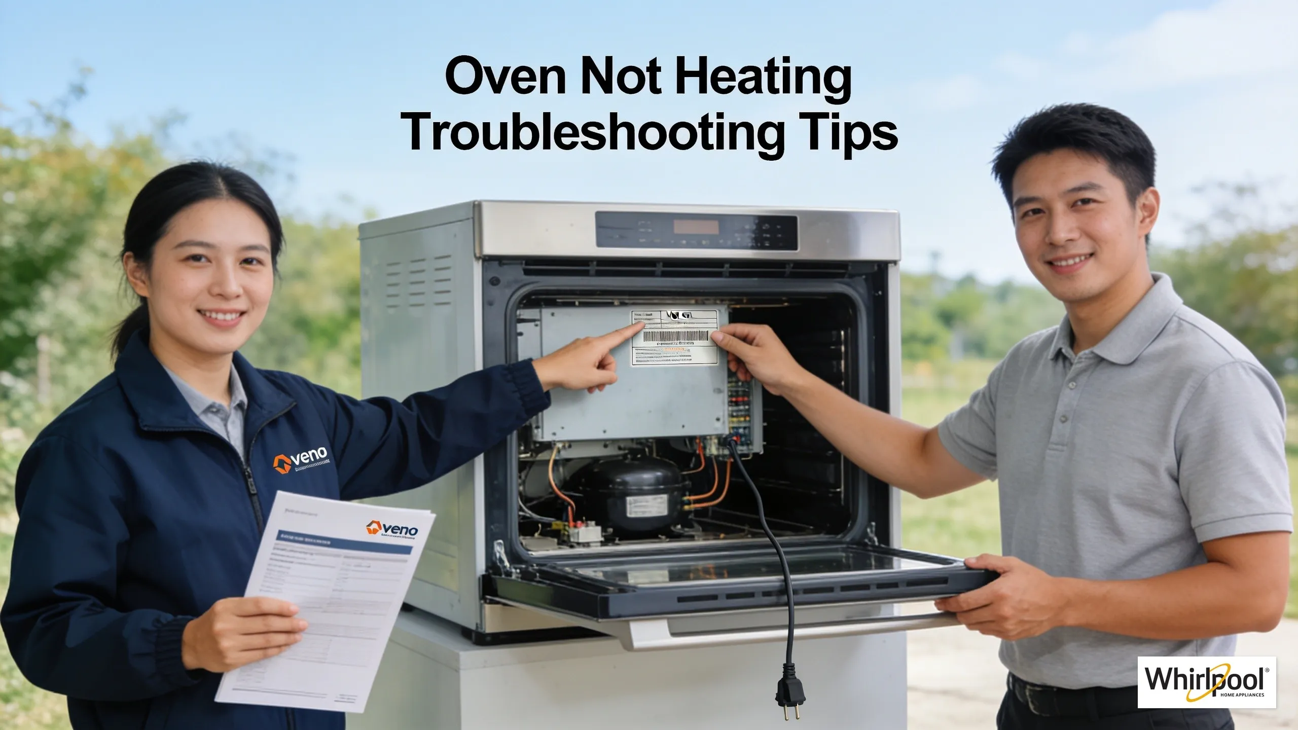 Homeowners should locate their oven's model number and owner's manual before beginning any troubleshooting procedure